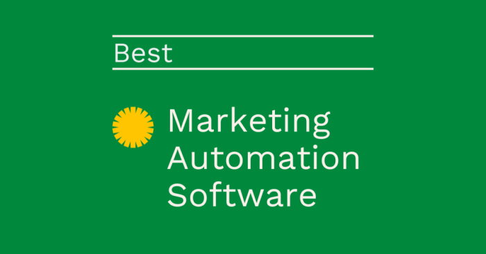Marketing automation software